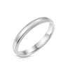 varitsa-jewellers - Solid Yellow OR White Gold 3mm Standard Classic Fit Milgrain Traditional Wedding Band Ring - 01BG17